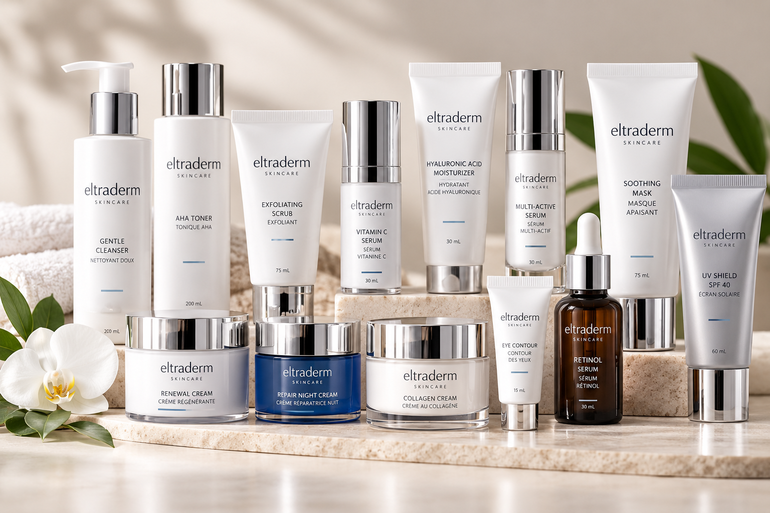 Sélection de produits professionnels Eltraderm