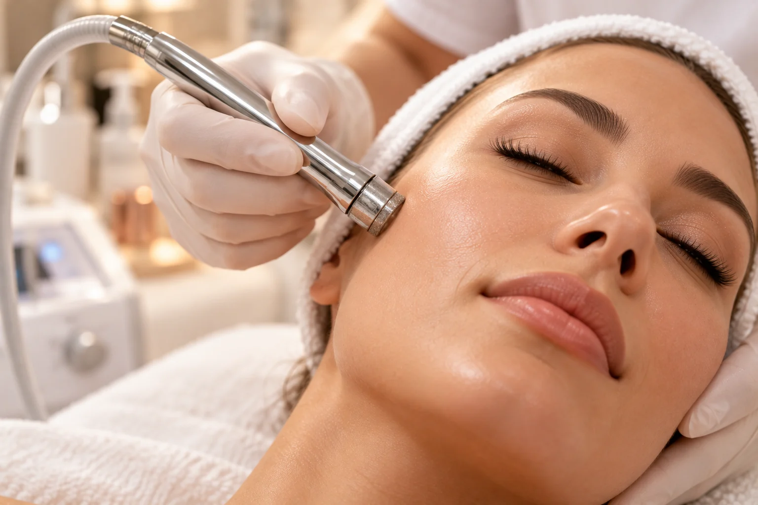 Soin de microdermabrasion